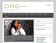 Tablet Screenshot of drcvision.com